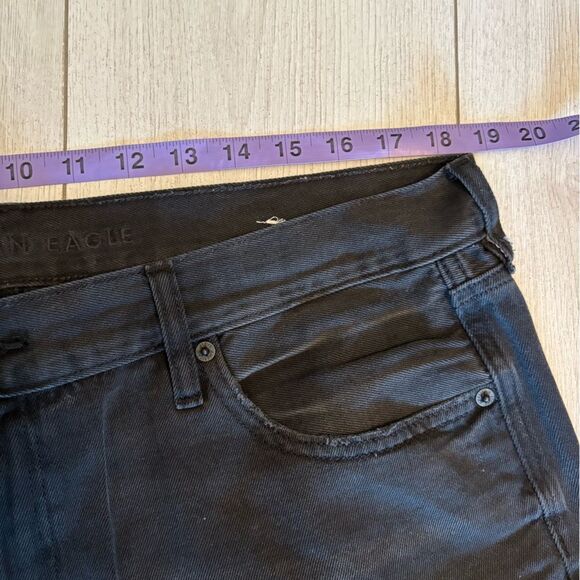 American Eagle low rise skater Jean in black wide leg - Picture 7 of 9